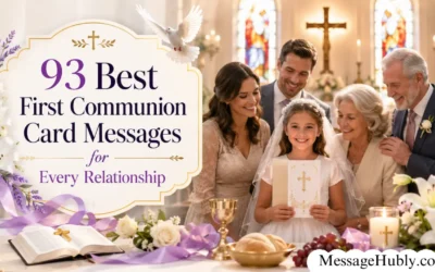 First Communion Card Messages for Every Relationship