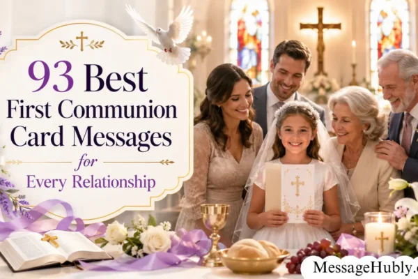 First Communion Card Messages for Every Relationship