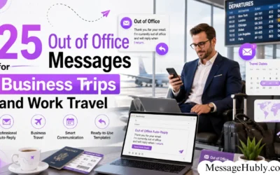 Out of Office Messages for Business Trips and Work Travel