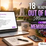 Out of Office Messages for Memorial Day