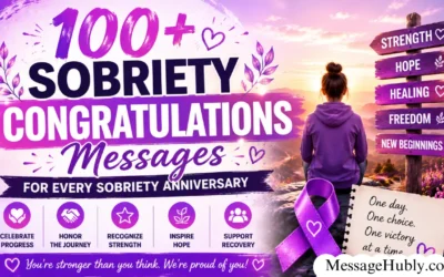 Sobriety Congratulations Messages