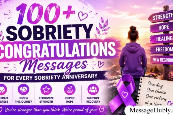 Sobriety Congratulations Messages