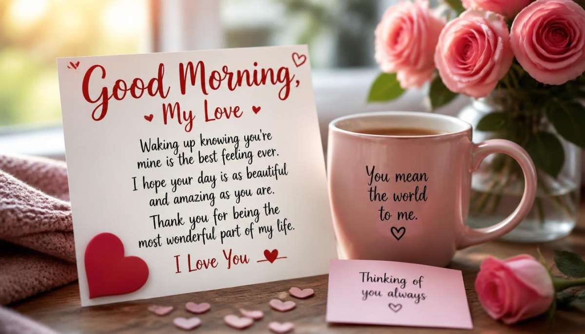 Good Morning Message for Her Sweet, Romantic & Heartfelt Ideas-Good Morning Message for Her