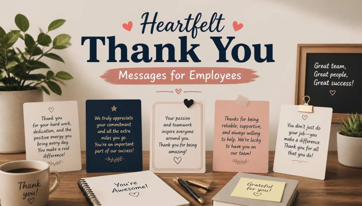 Heartfelt Thank You Messages for Employees Who Make a Difference-Heartfelt Thank You Messages for Employees