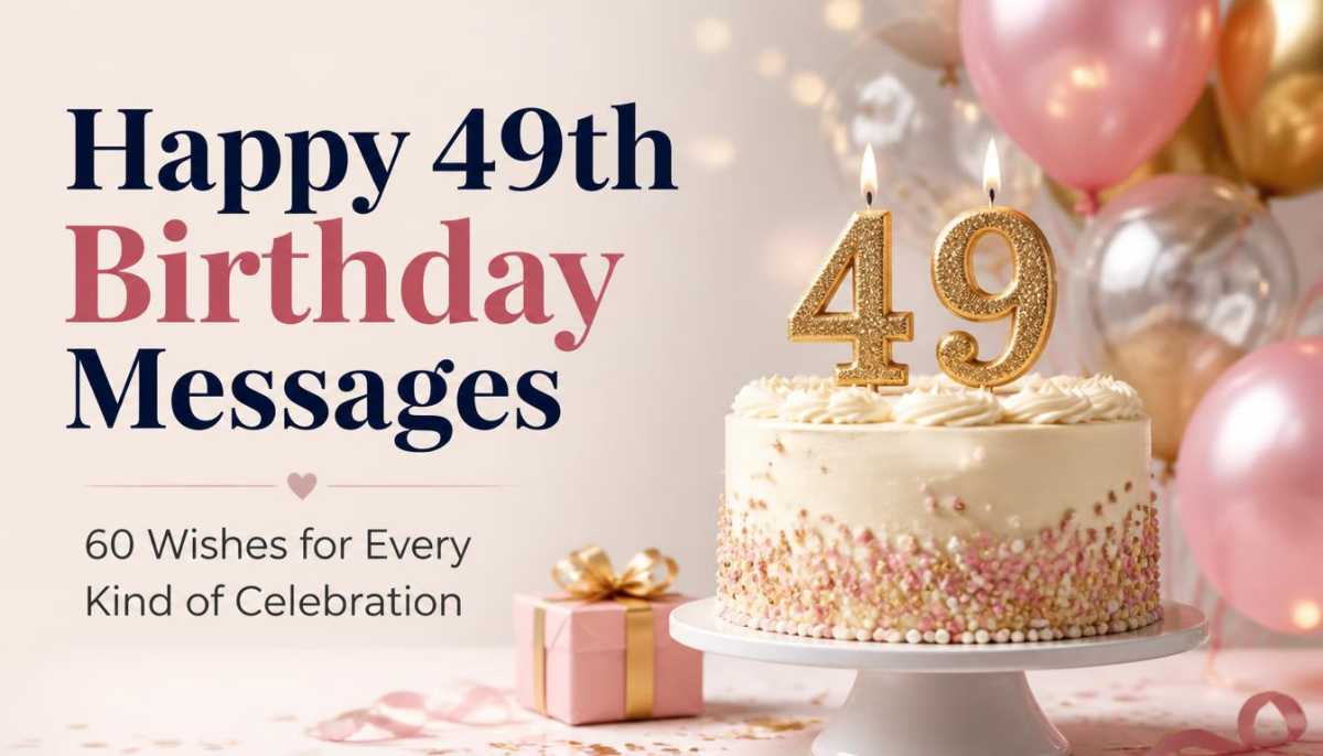 Happy 49th Birthday Messages: 60 Wishes for Every Kind of Celebration-Happy 49th Birthday Messages