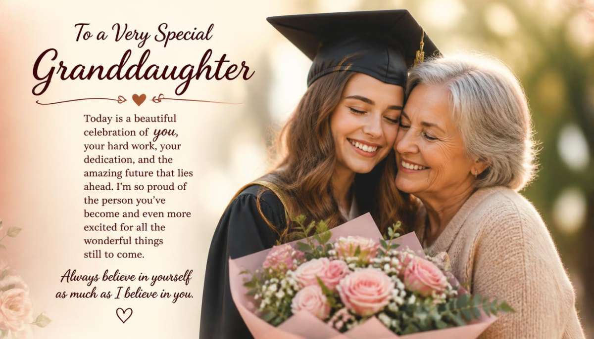 Very Special Granddaughter Graduation Message: Heartfelt Words for Her Big Day-Very Special Granddaughter Graduation Message